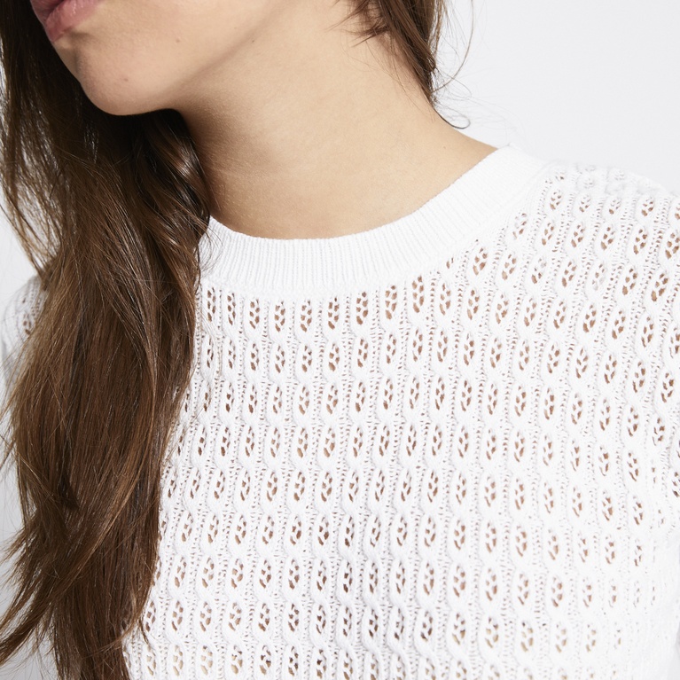 Mönsterstickad tröja "Viola"